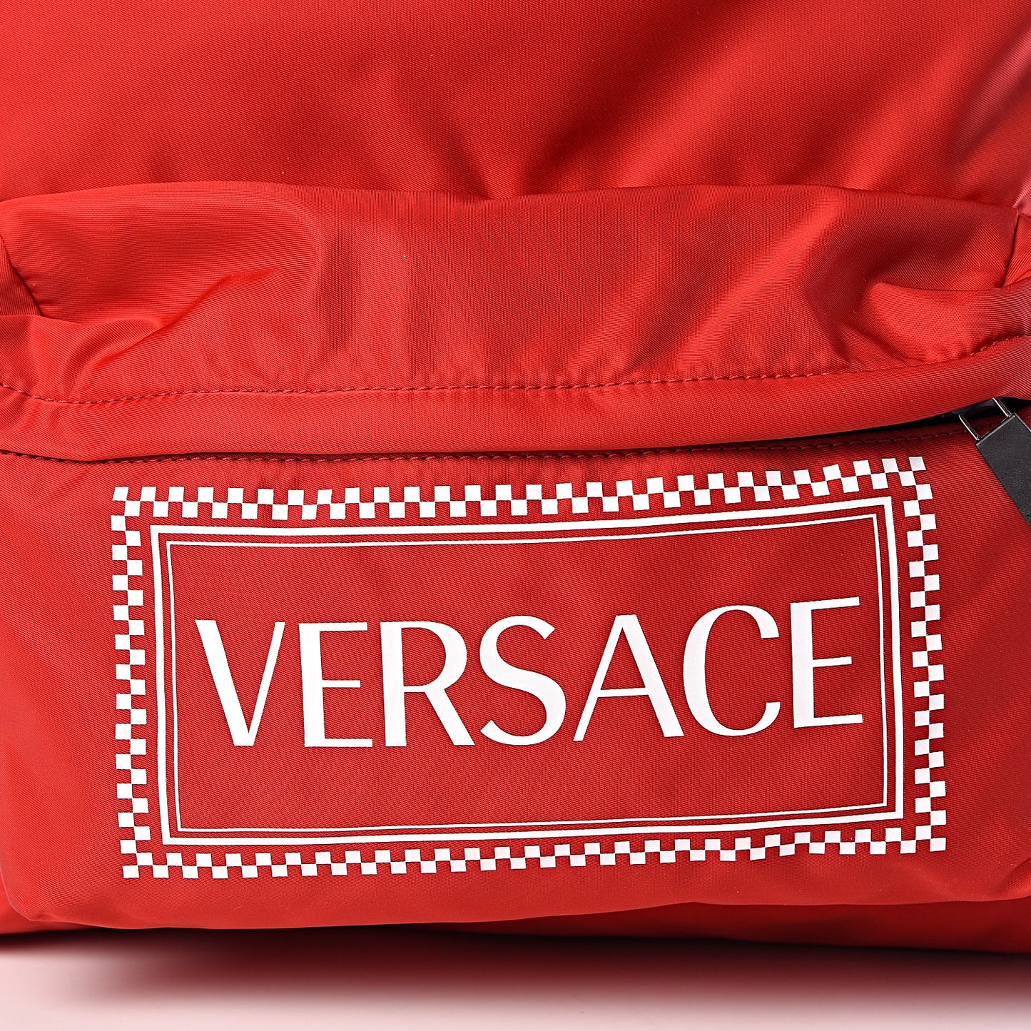 Nylon 90's Vintage Logo Backpack Red White