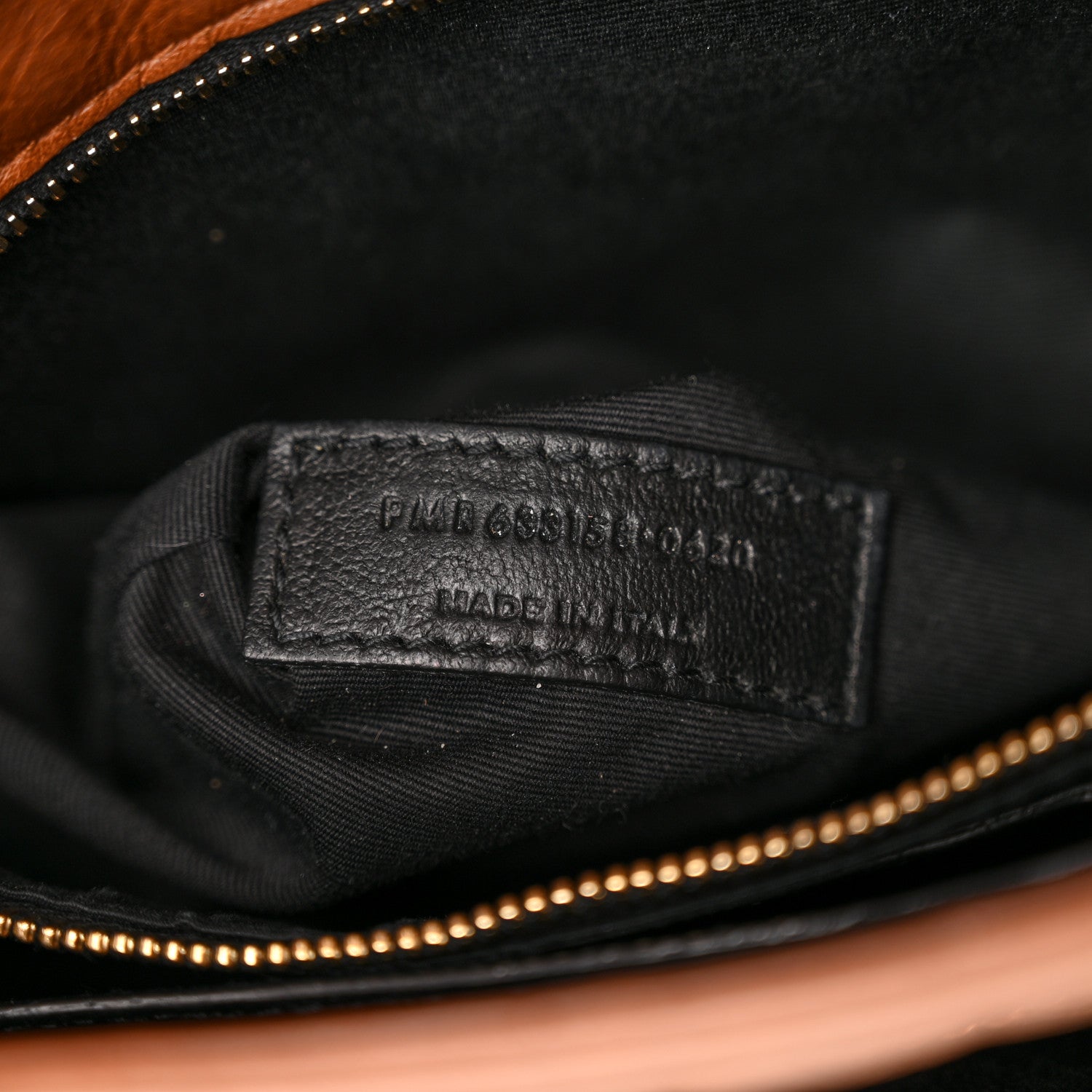 Saint Laurent Crinkled Calfskin Matelasse Monogram Medium Niki Chain Satchel Caramel 6 of 11