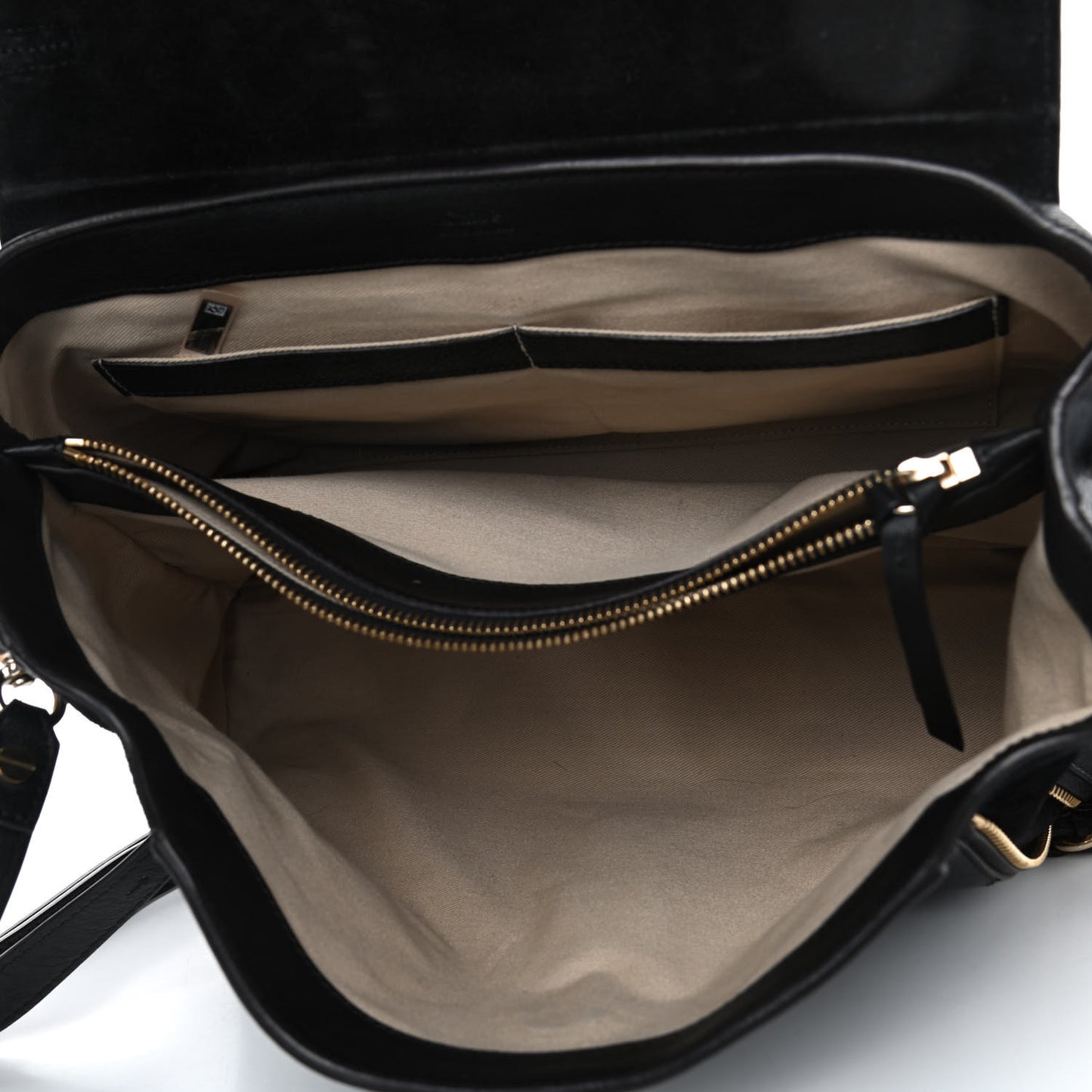 Calfskin Medium Faye Day Shoulder Bag Black