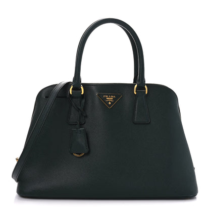 Prada Saffiano Lux Medium Promenade Tote Biliardo 1 of 9