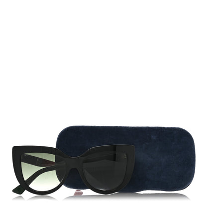 Gucci Cat Eye Sunglasses GG0164S Black 10 of 10