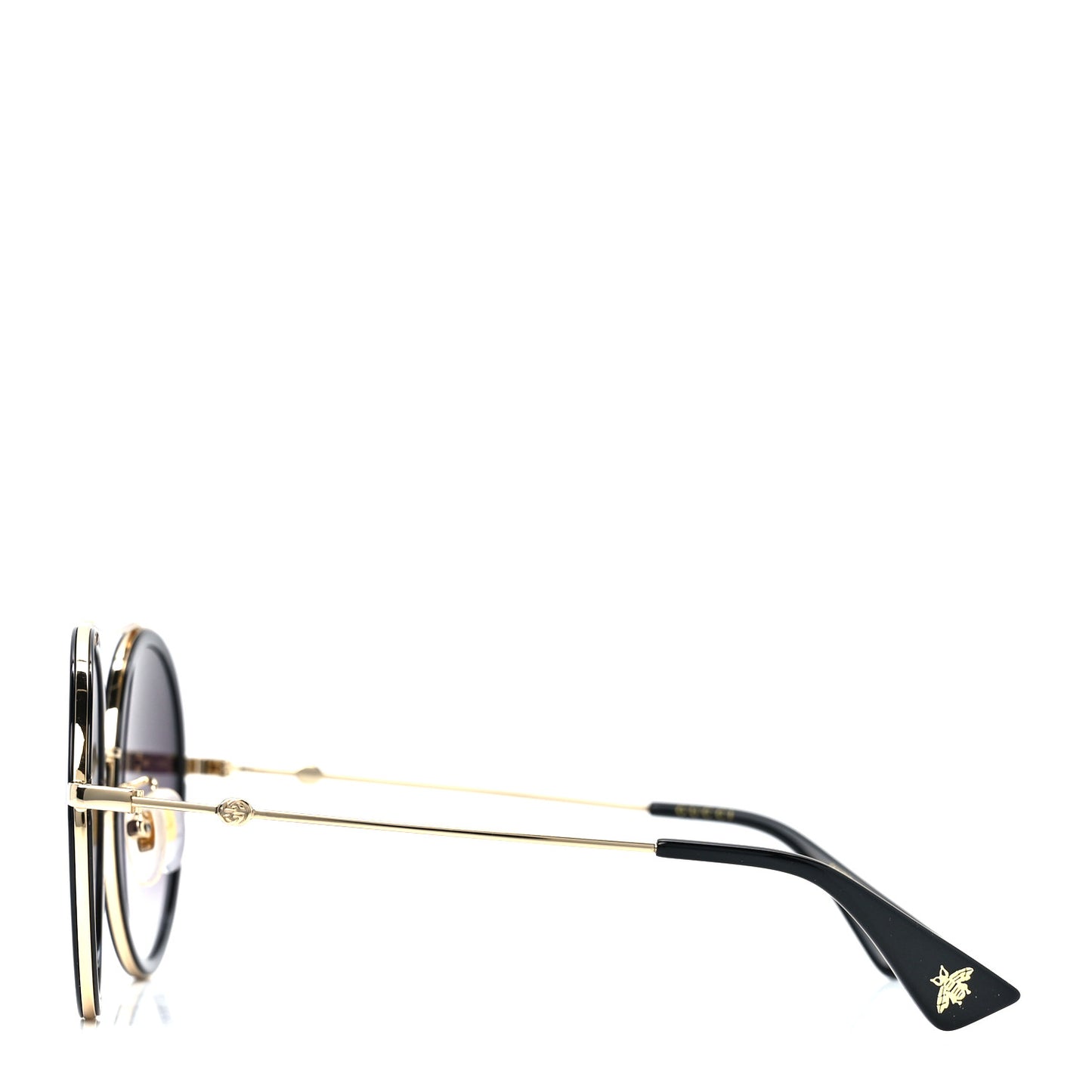 Metal Round Frame Sunglasses GG0061S Black