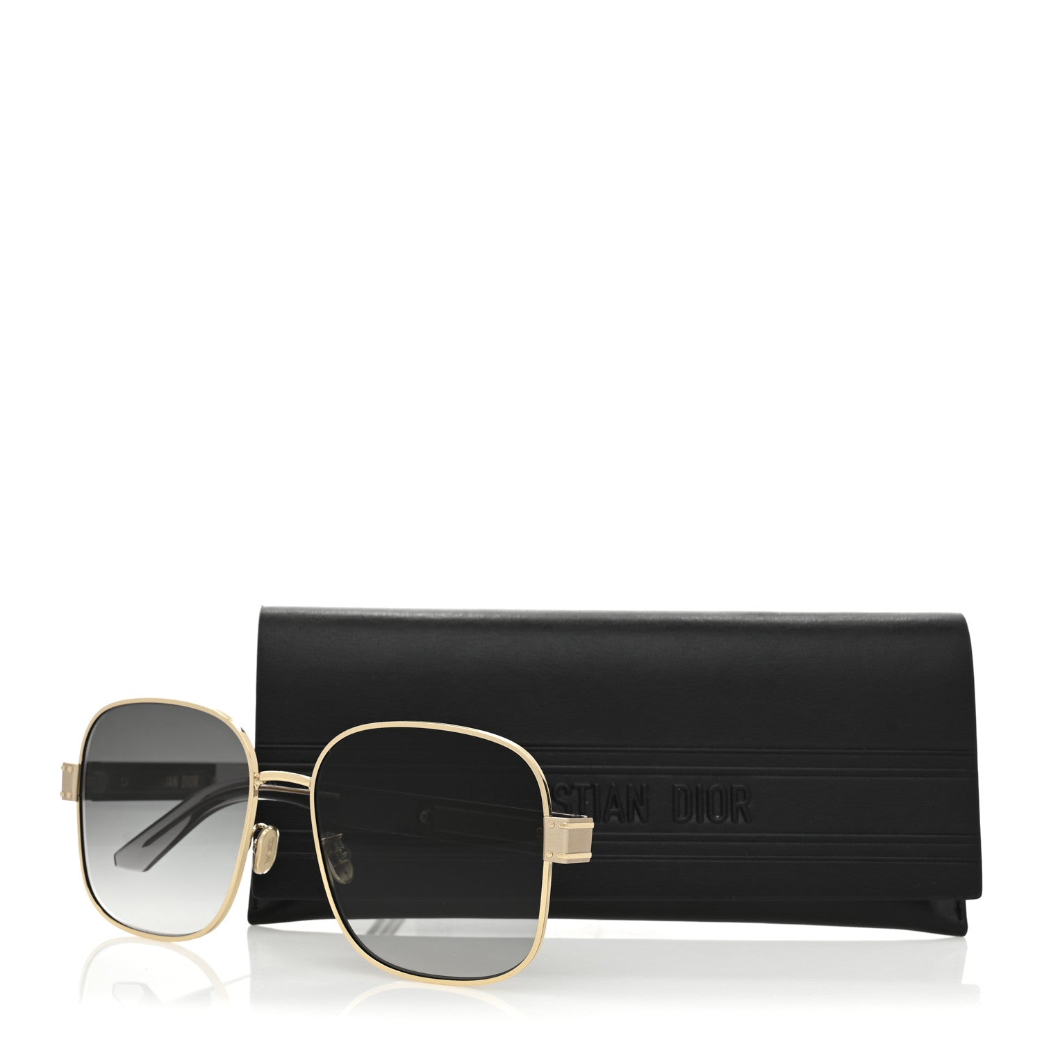 Christian Dior Diorsignature S5U Square Sunglasses Gold 7 of 7