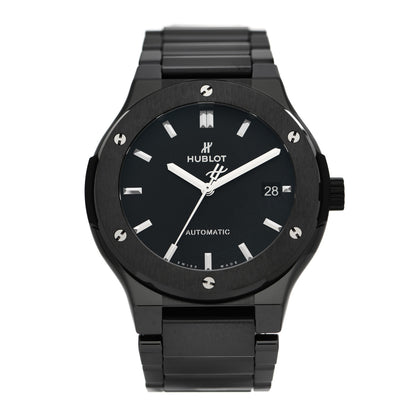 Hublot Ceramic 45mm Classic Fusion Automatic Watch Black 510.CM.1170.CM 1 of 6