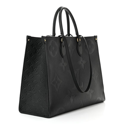 Louis Vuitton Empreinte Monogram Giant Onthego GM Black 3 of 11