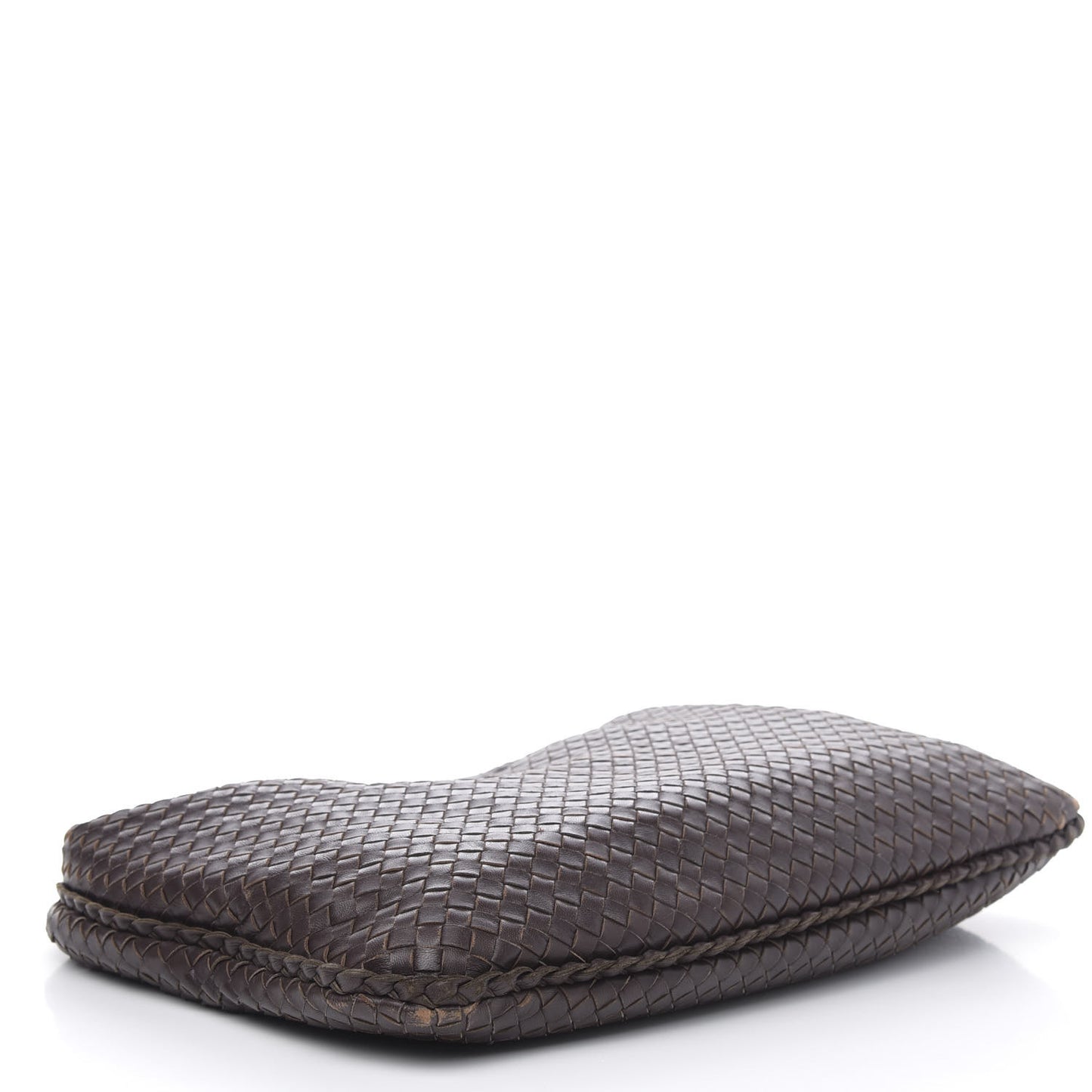 Nappa Intrecciato Large Veneta Hobo Ebano