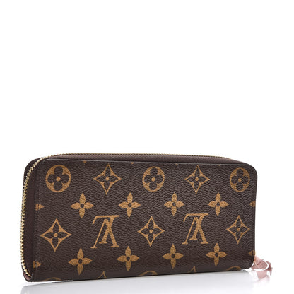 Louis Vuitton Monogram Clemence Wallet Rose Ballerine 3 of 7
