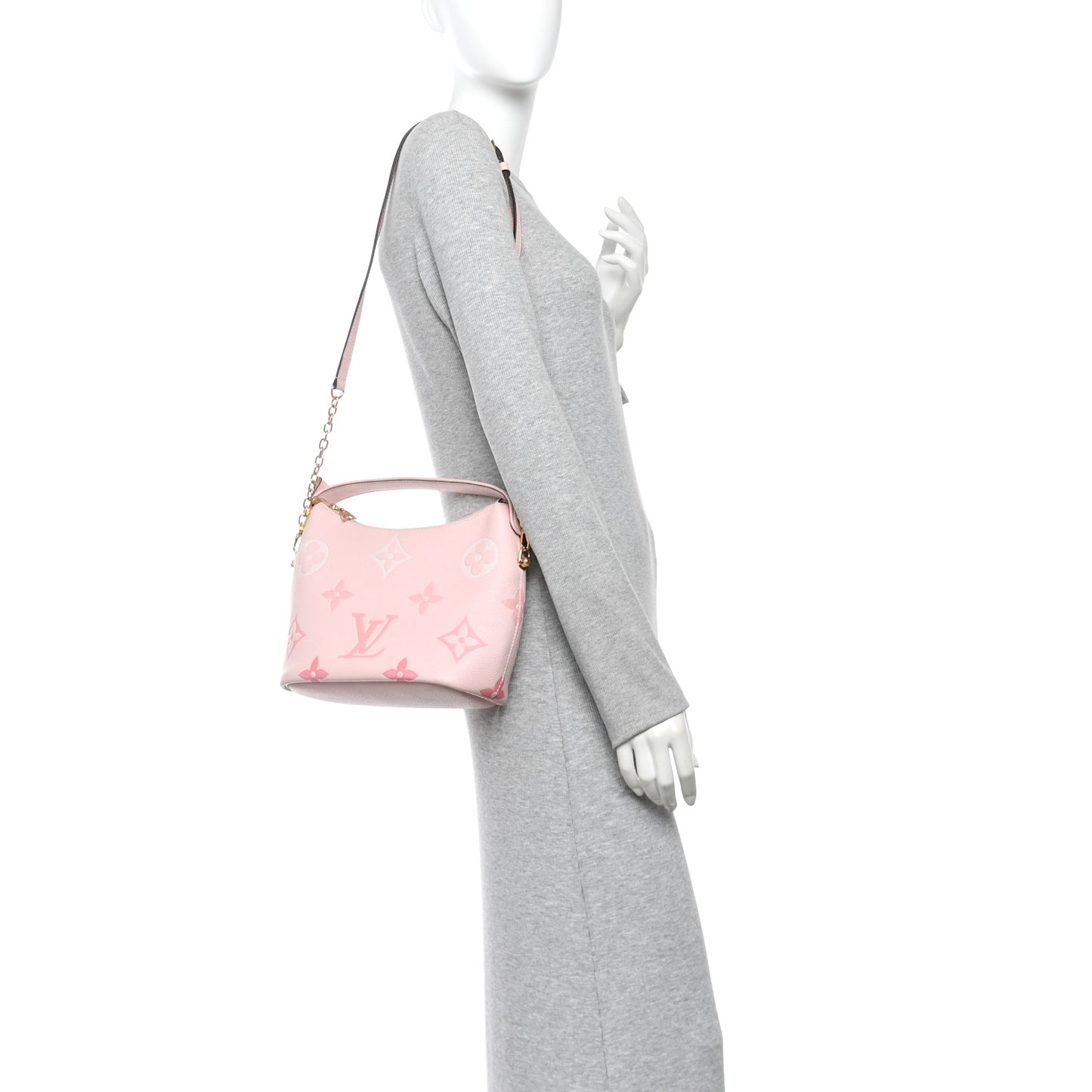 Empreinte Monogram Giant By The Pool Marshmallow Hobo PM Bouton De Rose
