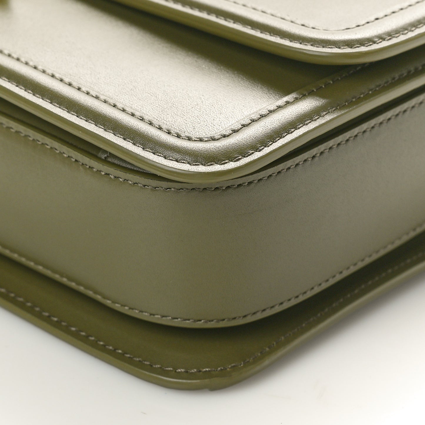 Box Calfskin Monogram Medium Solferino Satchel Loden Green