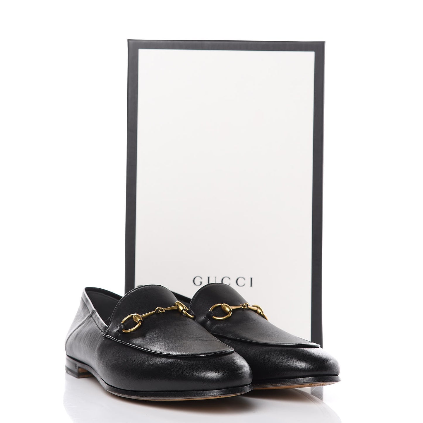 Lambskin Womens Brixton Horsebit Loafers 39 Black