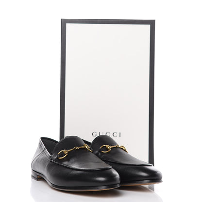 Gucci Lambskin Womens Brixton Horsebit Loafers 39 Black 10 of 10