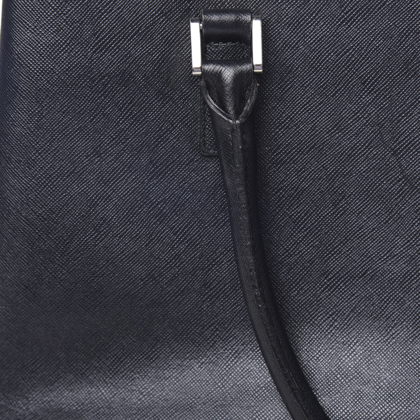 Saffiano Top Handle Tote Black
