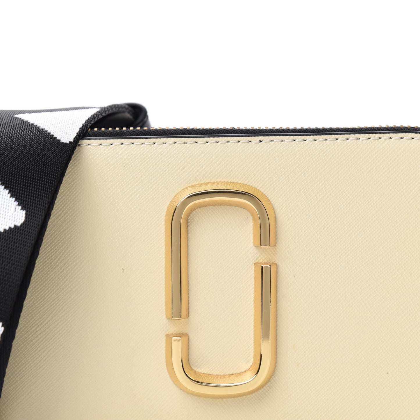 Saffiano Small Snapshot Camera Bag Cloud White Multicolor