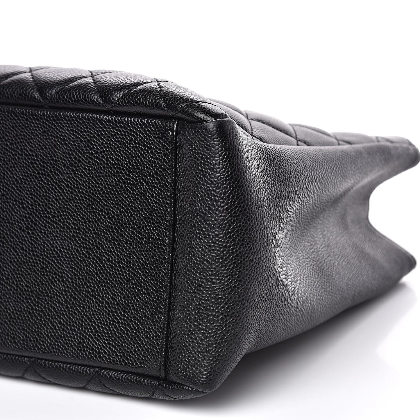 Caviar Quilted Grand Shopping Tote GST Black