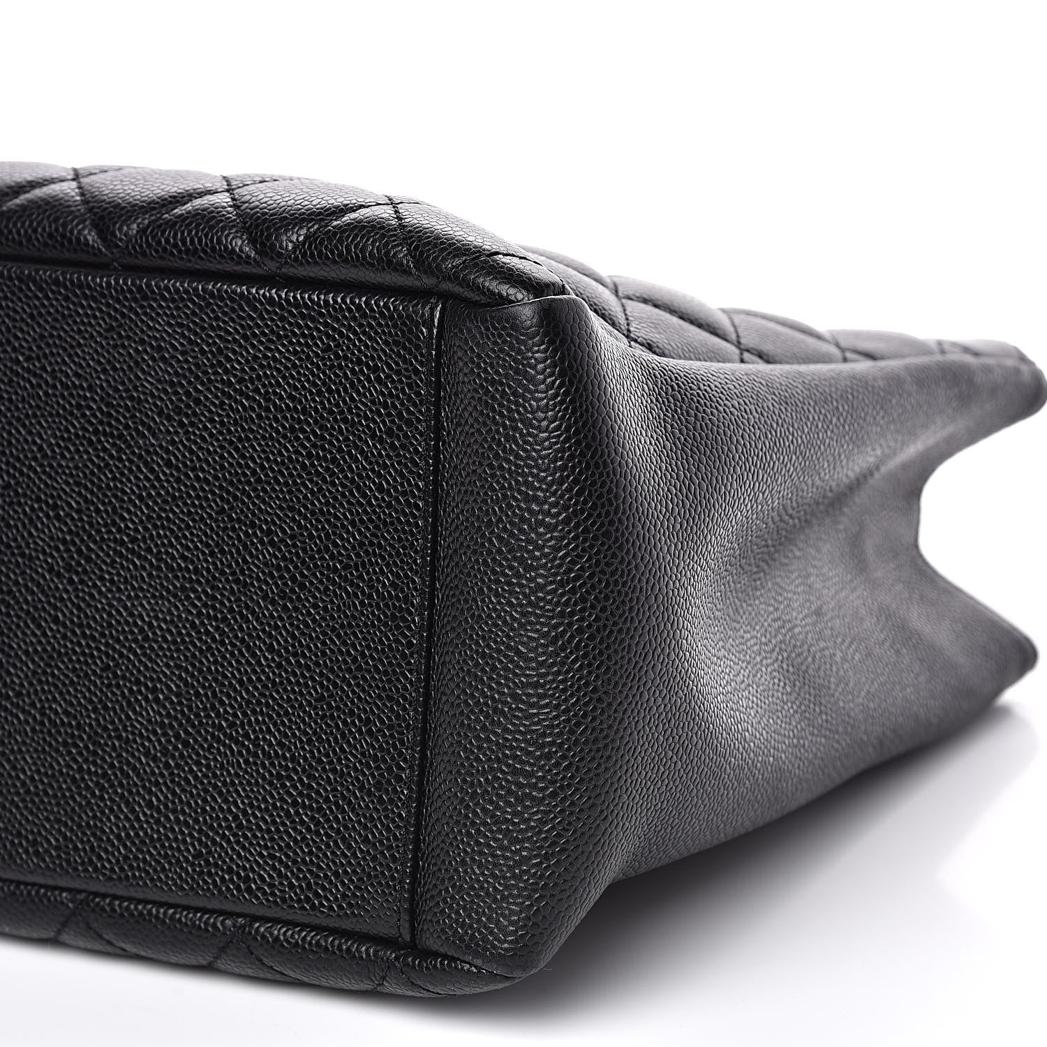 Chanel Caviar Quilted Grand Shopping Tote GST Black 9 of 12