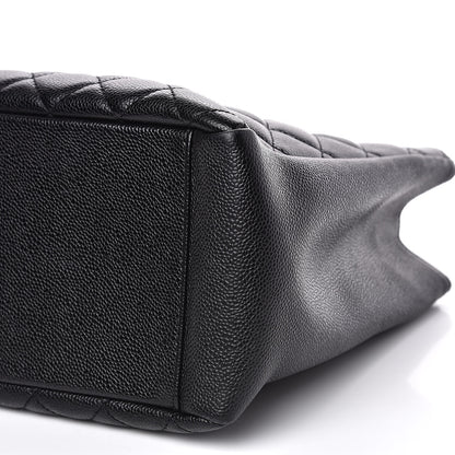 Chanel Caviar Quilted Grand Shopping Tote GST Black 9 of 12