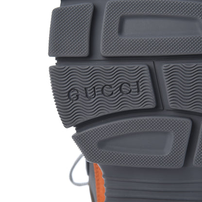 Gucci X SEGA Mesh Canvas Calfskin Womens Flashtrek Sneakers 37.5 White Box Pink Ardesia Loess 6 of 8