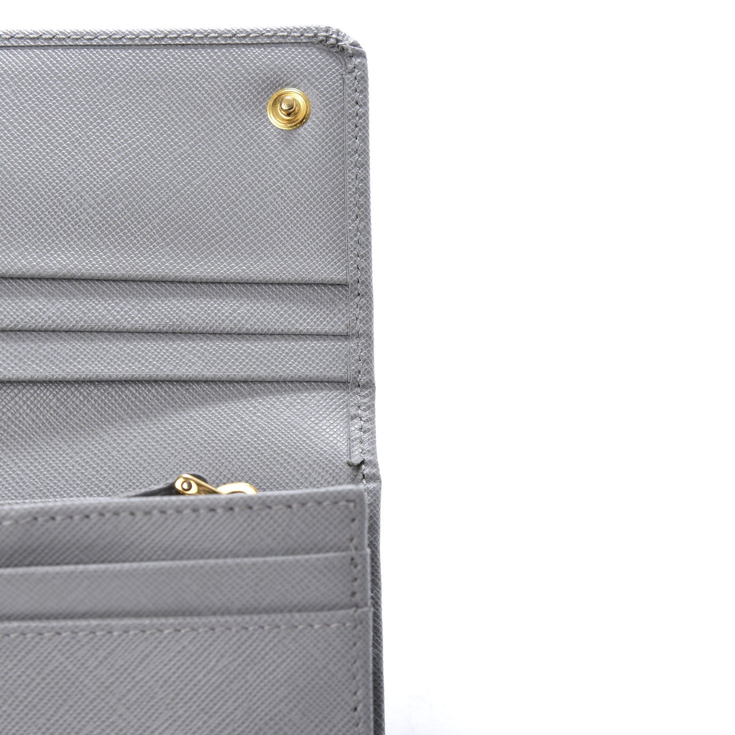 Saffiano Metal Continental Flap Wallet Granito