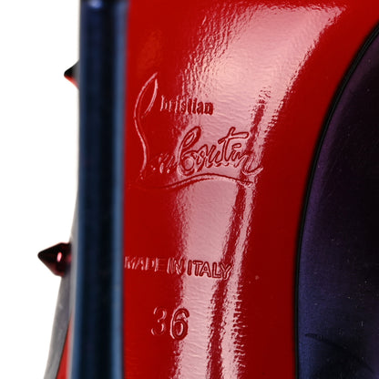 Christian Louboutin Patent Scarabe Degraspike 120 Pumps 36 Rose Digitale 6 of 9