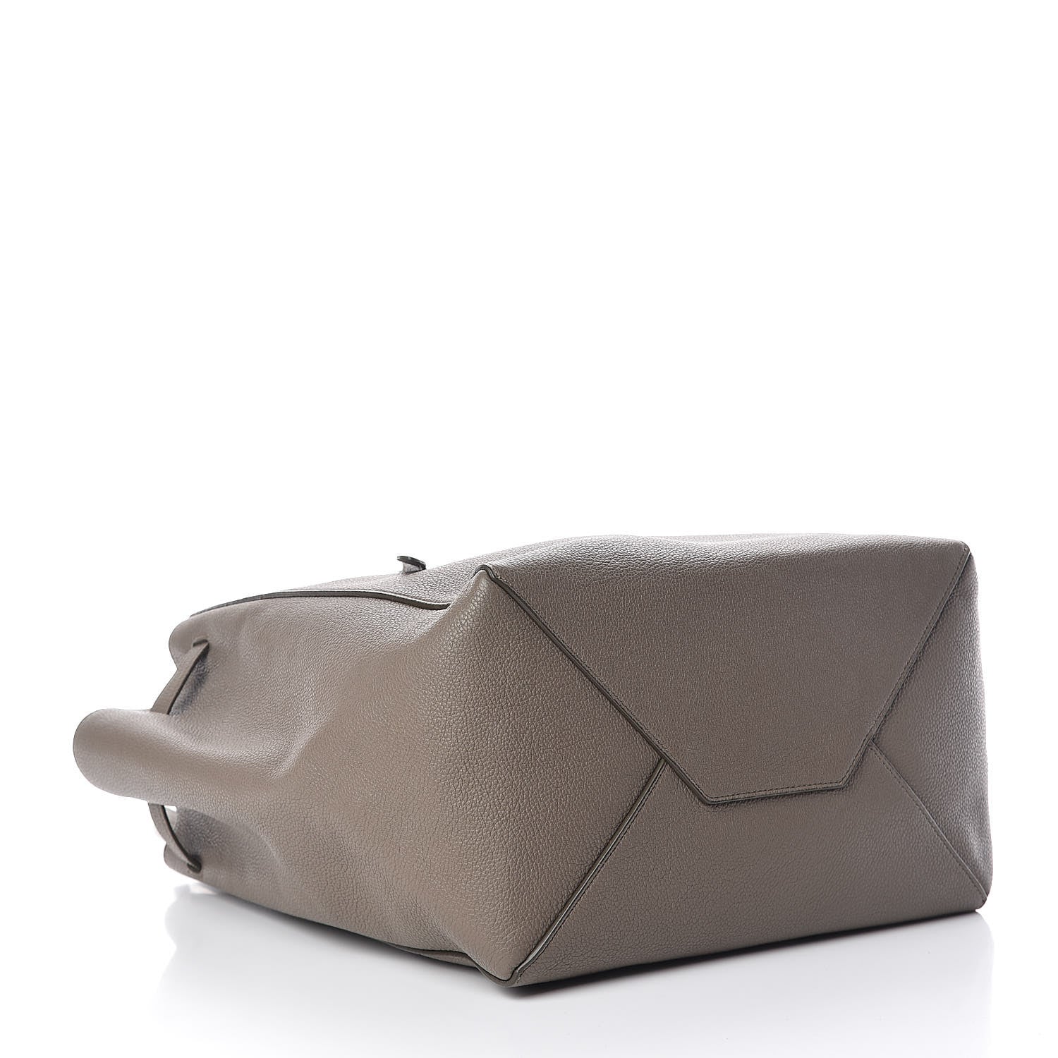 Celine Soft Grained Calfskin Small Belt Cabas Phantom Taupe 4 of 17