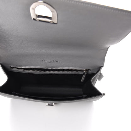 Christian Dior Grained Calfskin Medium Diorama Flap Bag Gris 5 of 9