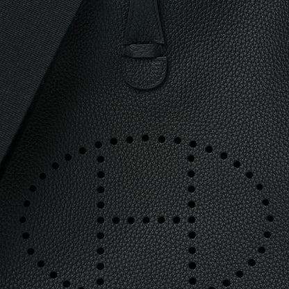 Hermes Taurillon Clemence Evelyne III PM Black 8 of 11