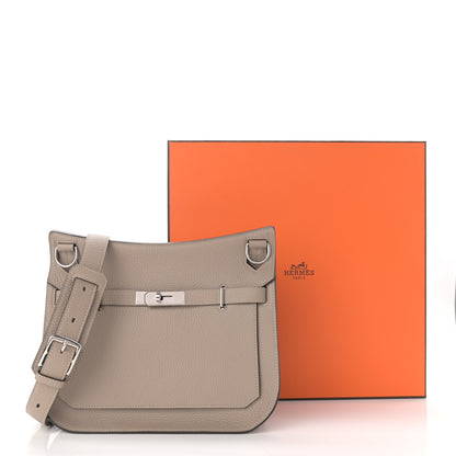 Hermes Taurillon Clemence Jypsiere 28 Gris Tourterelle 11 of 11