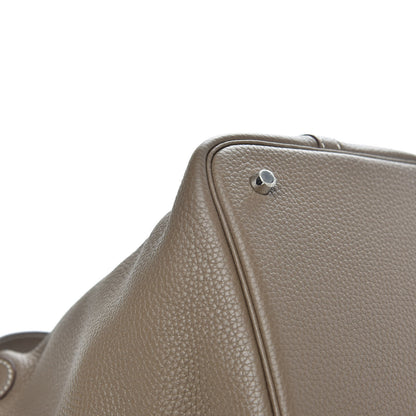 Hermes Taurillon Clemence Picotin Lock 22 MM Etoupe 8 of 9