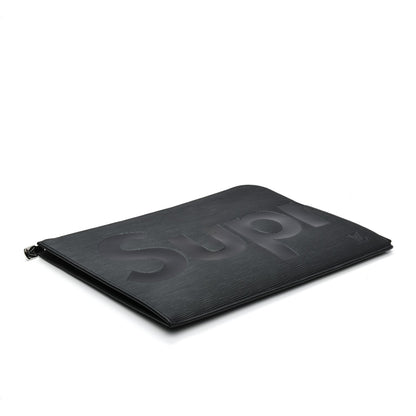 Louis Vuitton X SUPREME Epi Pochette Jour GM Black 4 of 7