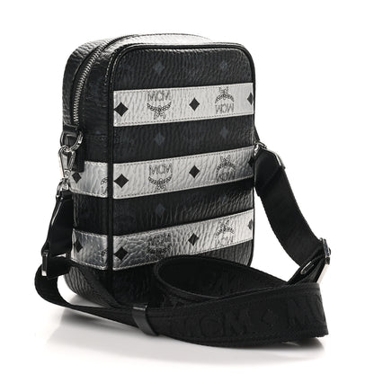 MCM Visetos Spot Crossbody Bag Black 3 of 9