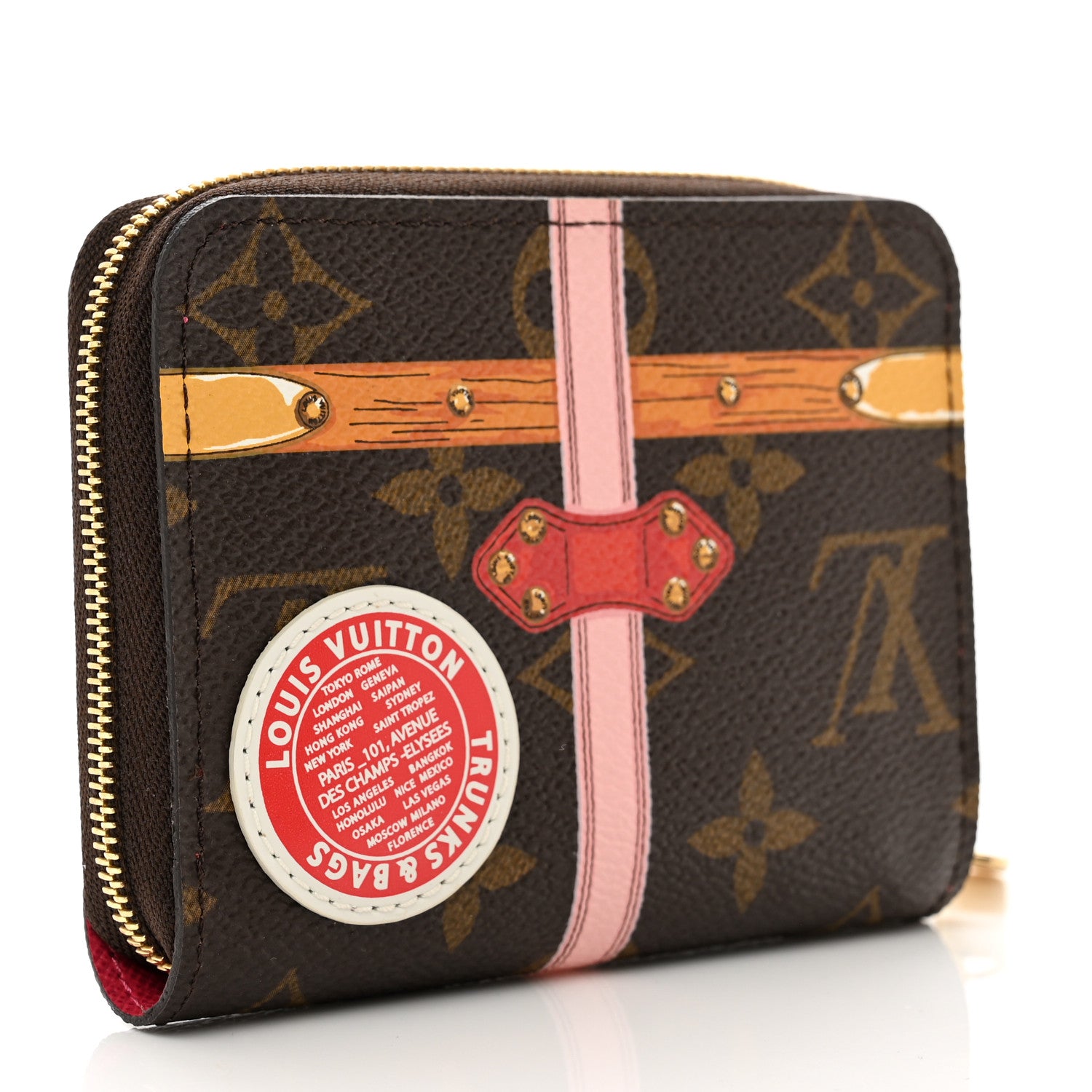 Louis Vuitton Monogram Summer Trunks Zippy Coin Purse 3 of 6