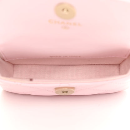 Chanel Lambskin Quilted Pearl Chain Belt Bag Light Pink 5 of 13