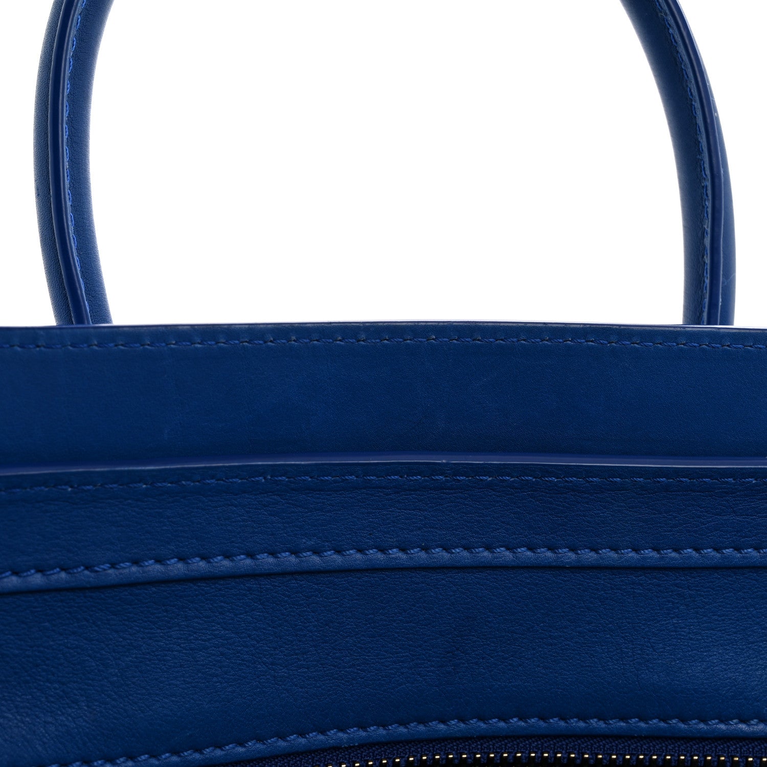 Celine Smooth Calfskin Micro Luggage Royal Blue 11 of 15