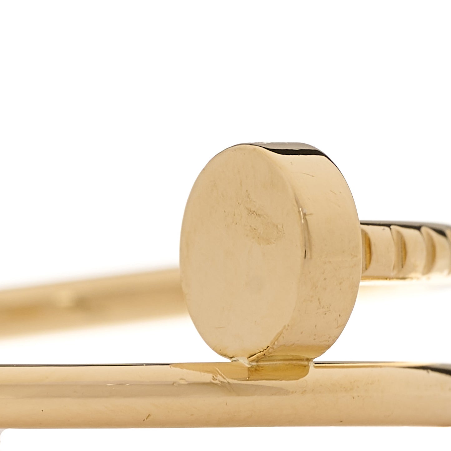 18K Yellow Gold Small Juste Un Clou Ring 58 8.25