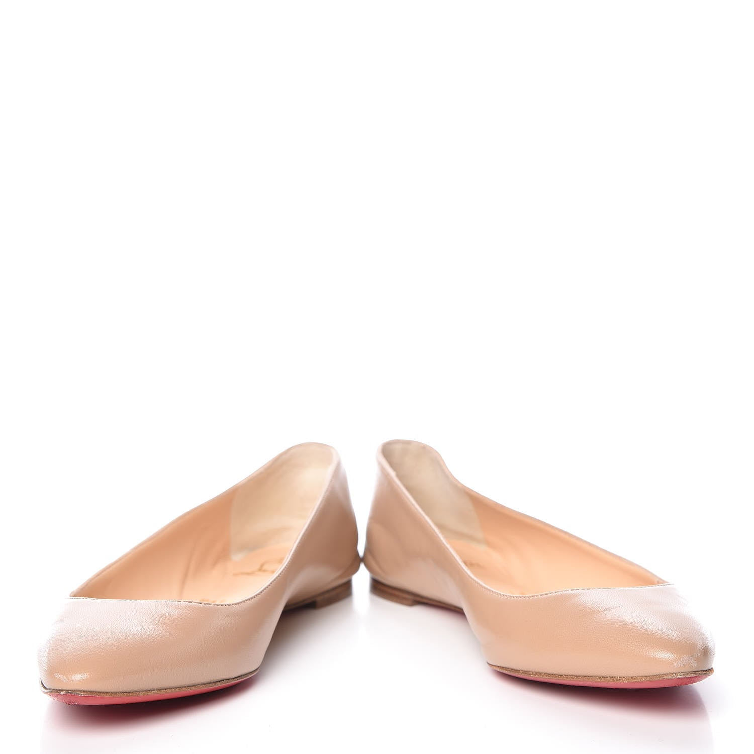 Christian Louboutin Nappa Eloise Flats 37 Nude 5 of 18