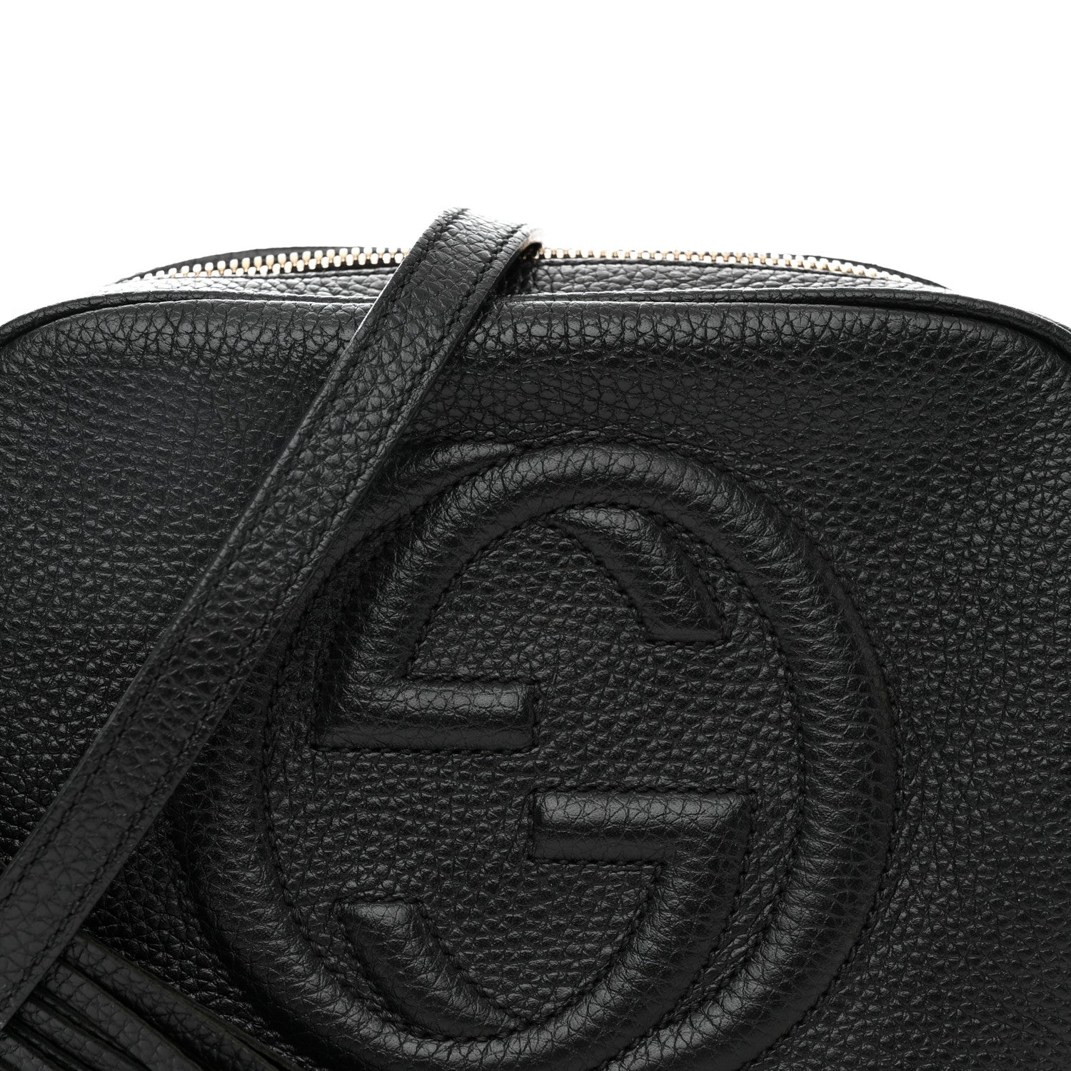 Gucci Pebbled Calfskin Small Soho Disco Bag Black 9 of 11