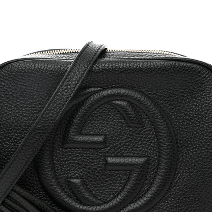 Gucci Pebbled Calfskin Small Soho Disco Bag Black 9 of 11