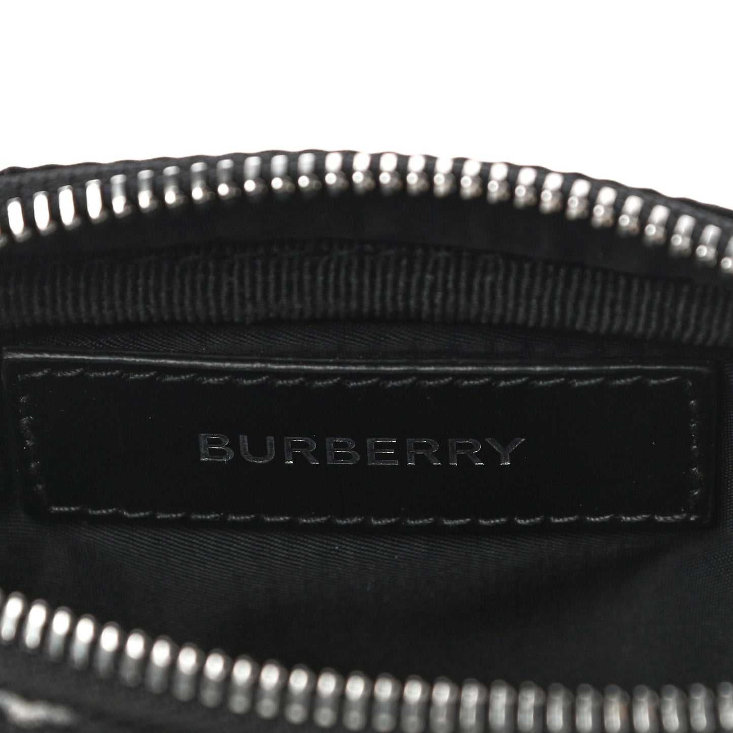Nylon Logo Small Cannon Bum Bag Black White