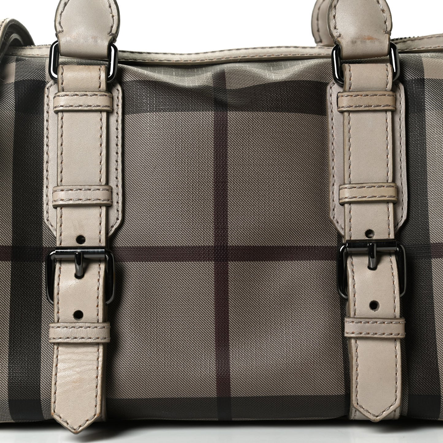 Smoked Check Small Chester Bowling Bag Trench