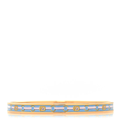 Hermes Enamel Printed Extra Narrow Bracelet 65 1 of 5
