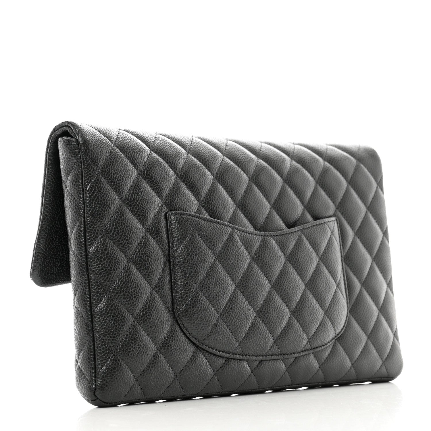 Chanel Caviar Quilted Flap Clutch Black 3 of 7