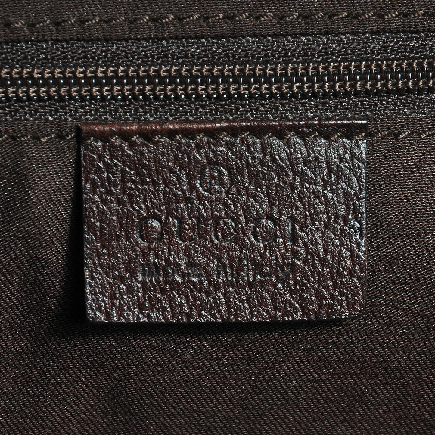 Monogram Medium Abbey Shoulder Bag Dark Brown