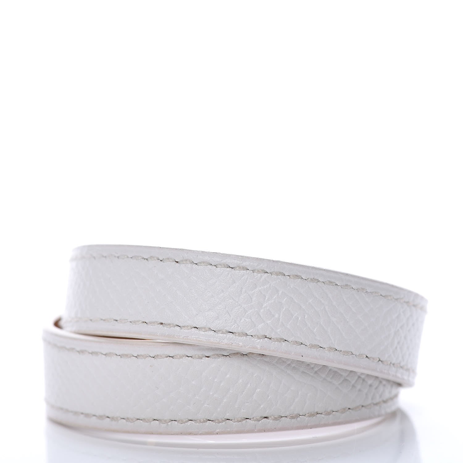 Hermes Epsom Kelly Double Tour Bracelet XS White 3 of 7