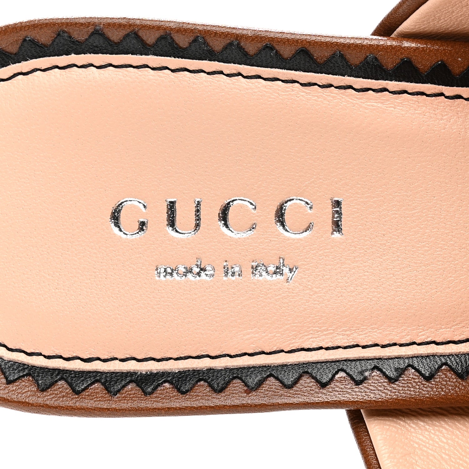 Gucci Malaga Kid Janaya 150mm Platform Sandals 38.5 Cuir 7 of 12
