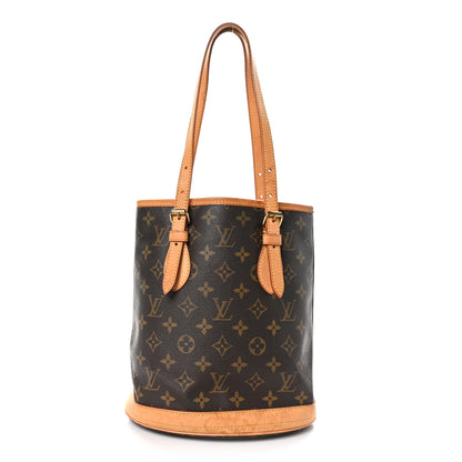 Louis Vuitton Monogram Petit Bucket 23 1 of 12