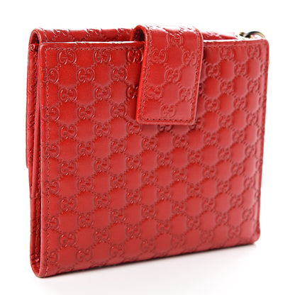Gucci Microguccissima Cherie French Flap Wallet Tabasco 3 of 12