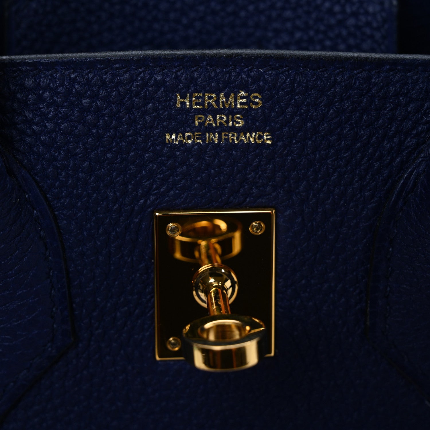 Hermes Togo Birkin 25 Bleu Encre 6 of 10