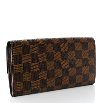 Louis Vuitton LOUIS VUITTON Damier Ebene Sarah Wallet 3 of 7