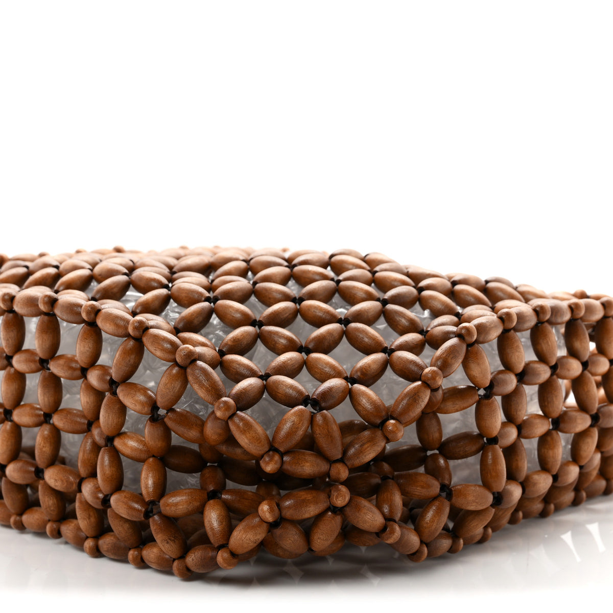 Wood Bead Large Le 5 A 7 Soft Hobo Light Wood