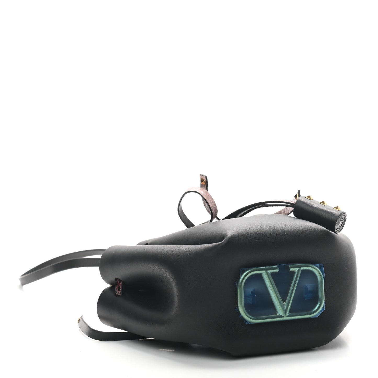 Vitello Ayers VLogo Bucket Bag Black